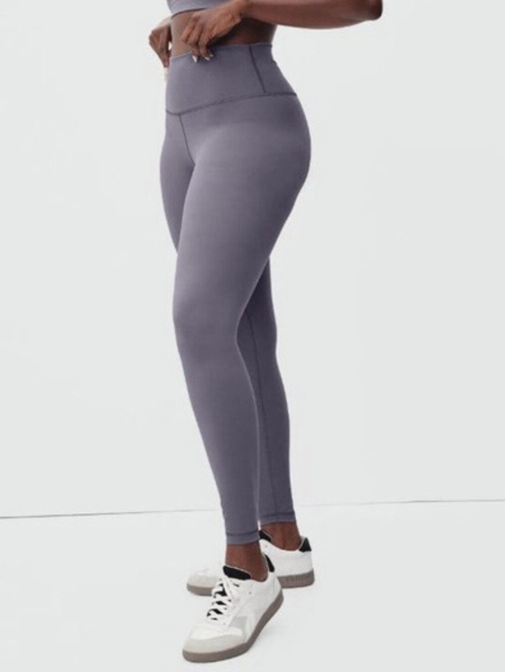 Everlane Perform Ankle Leggings - Size XL Womens - Lilac Purple Grey